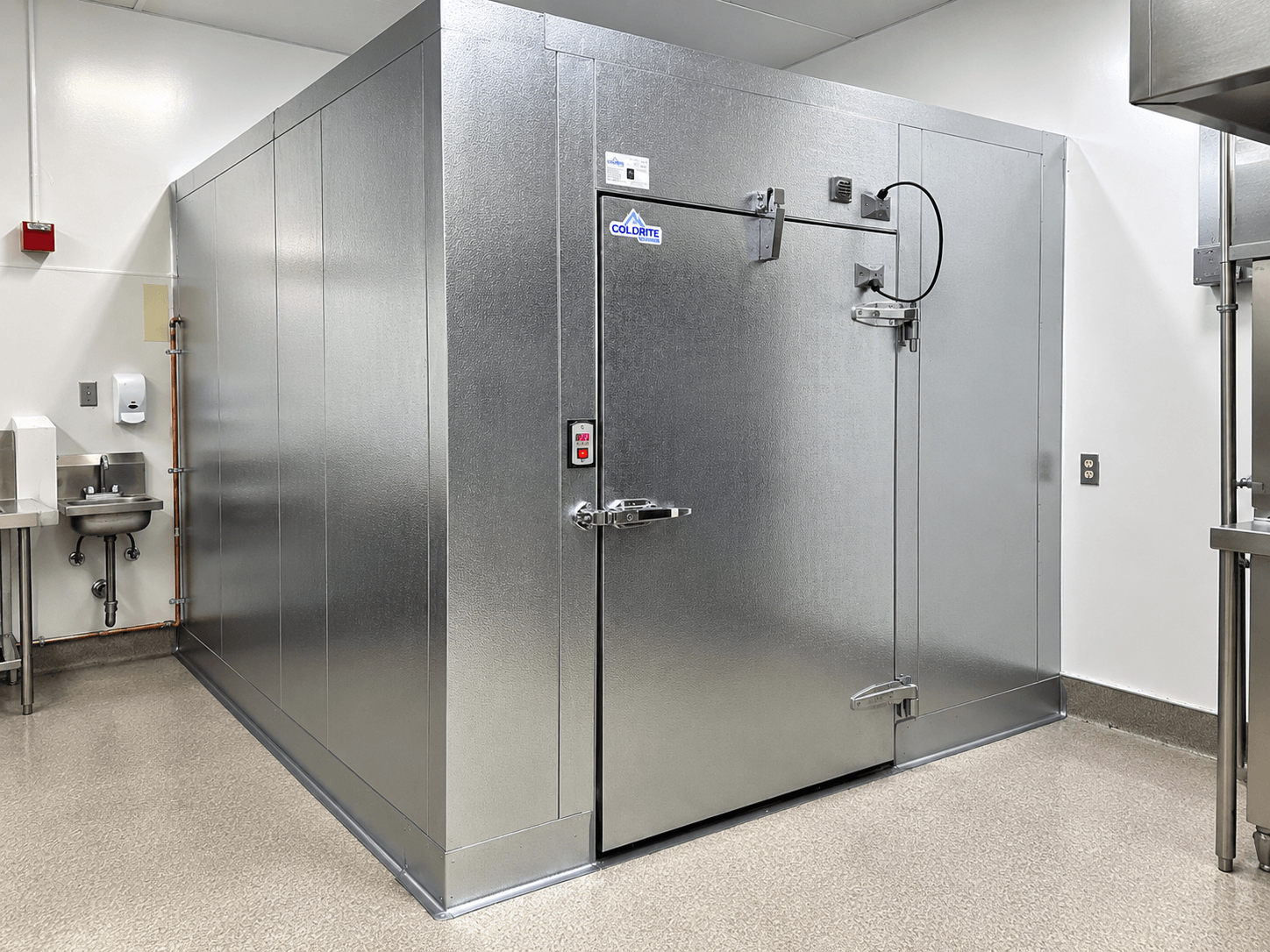 Coldrite stainless walk-in cooler